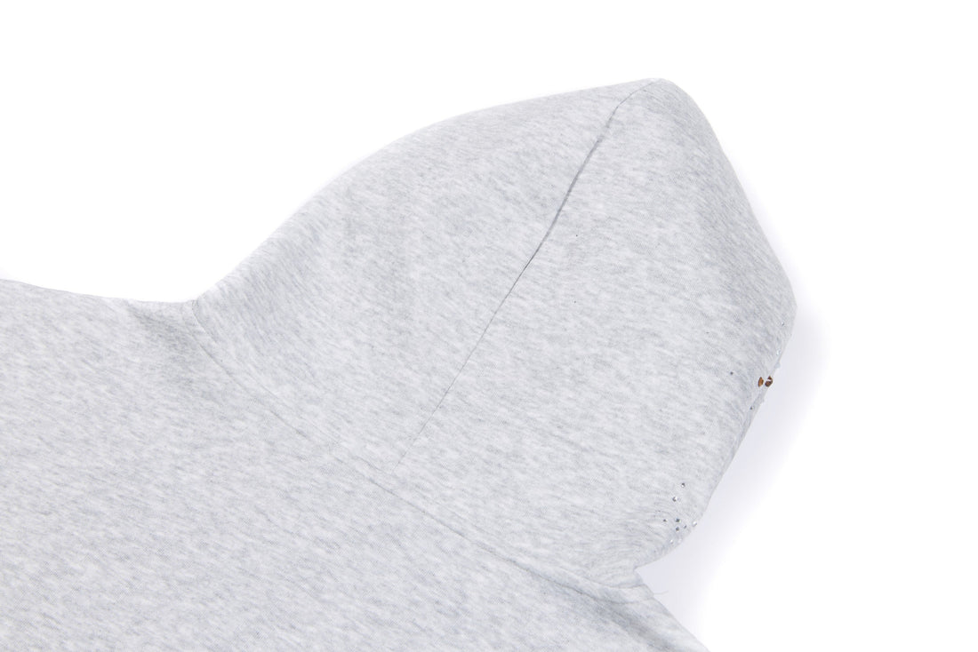 3-6-5.shop Distressed Zip-Up Hoodie
