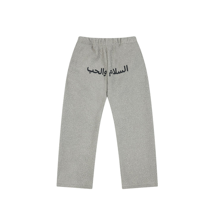 3-6-5.shop Arabic Text Fleece Sweatpants