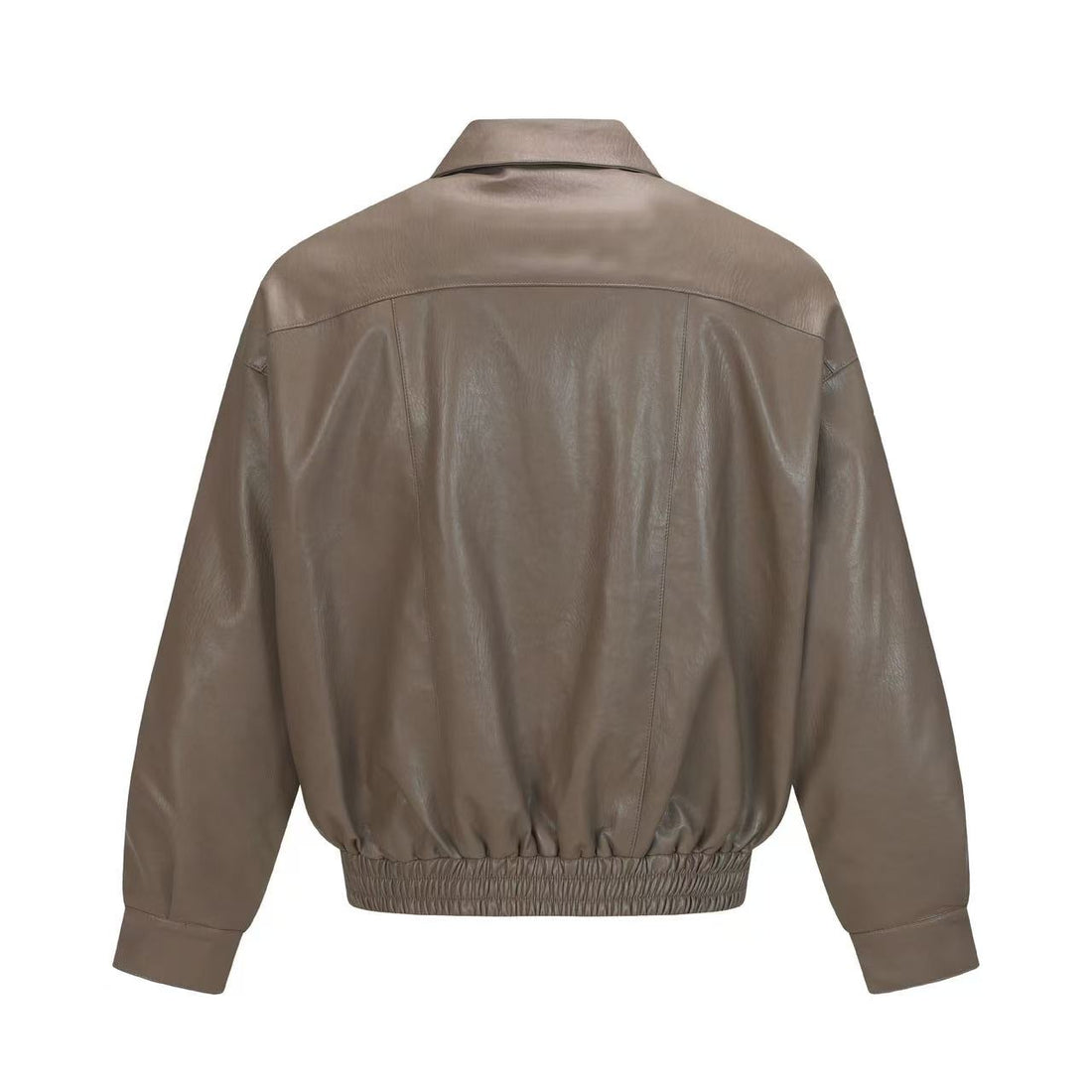 3-6-5.shop PU Structured Leather Jacket