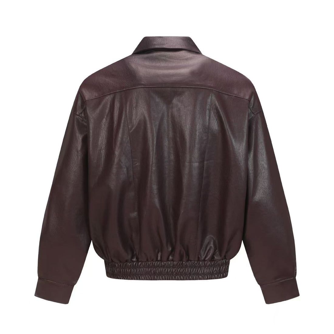 3-6-5.shop PU Structured Leather Jacket