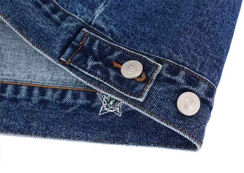 3-6-5.shop Vintage Patch Denim Jacket