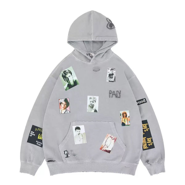 3-6-5.shop Photo Patch Vintage Hoodie