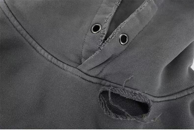 3-6-5.shop Vintage Graphic Washed Hoodie