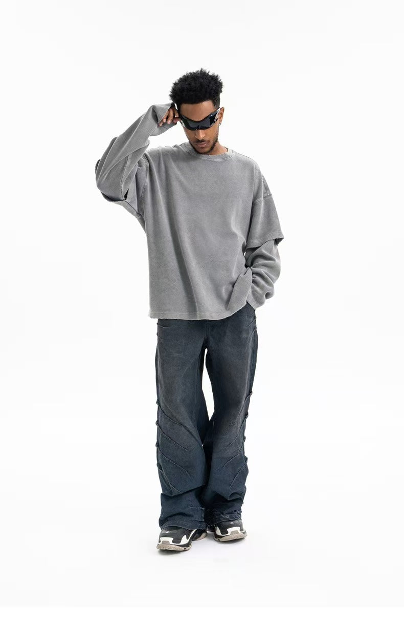 3-6-5.shop Retro Corduroy Crewneck
