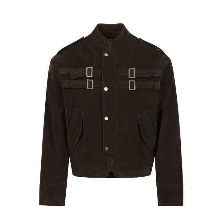 3-6-5.shop Military Suede Jacket