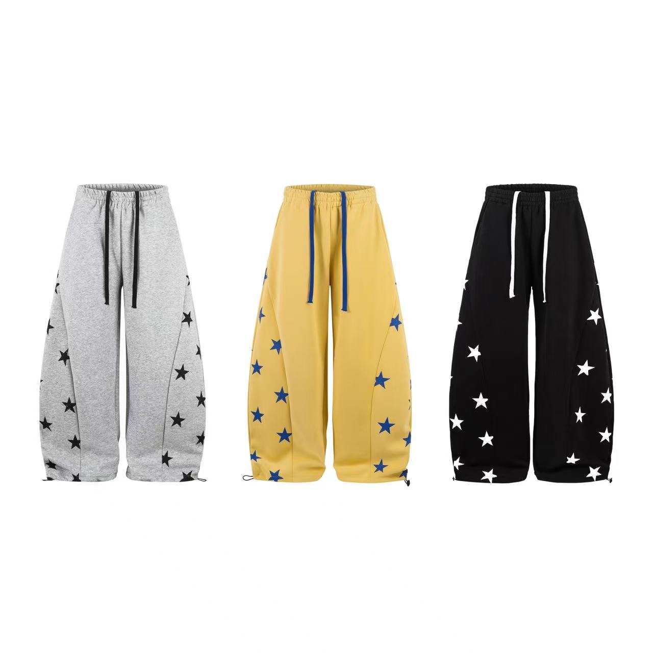 3-6-5.shop Star Paneled Sweatpants