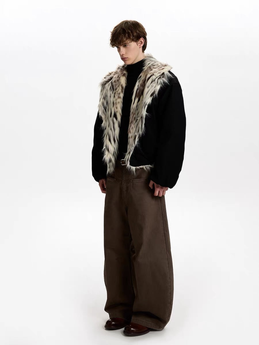 3-6-5.shop Faux-Fur Collar Winter Jacket