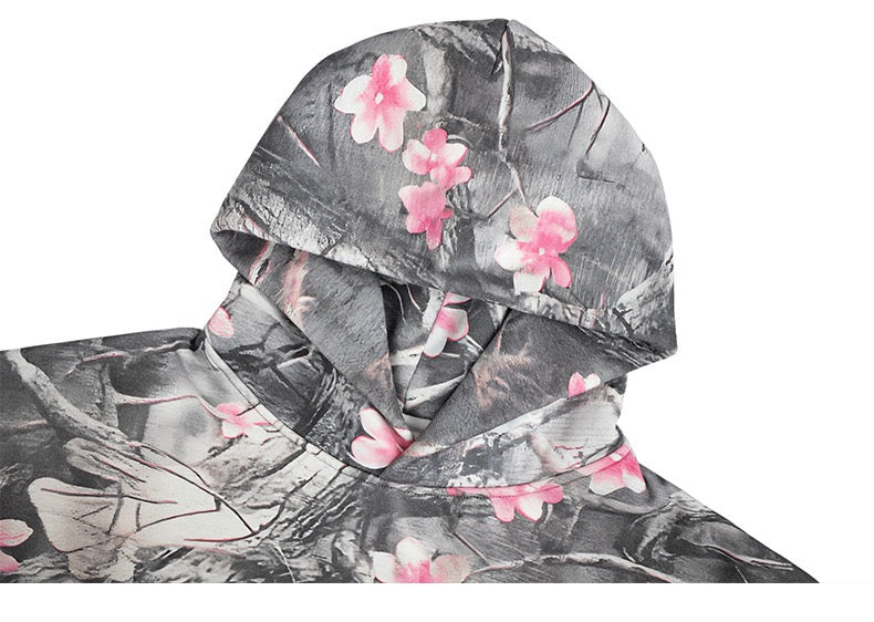 3-6-5.shop Sakura Camo Graphic Hoodie