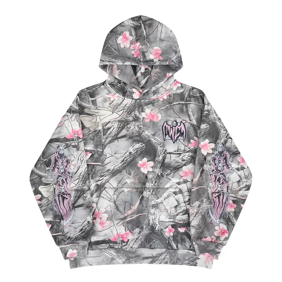 3-6-5.shop Sakura Camo Graphic Hoodie
