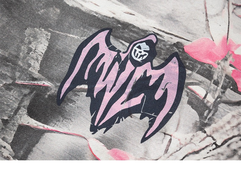 3-6-5.shop Sakura Camo Graphic Sweatpants