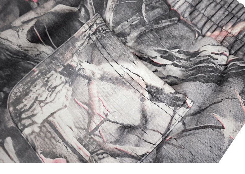 3-6-5.shop Sakura Camo Graphic Sweatpants