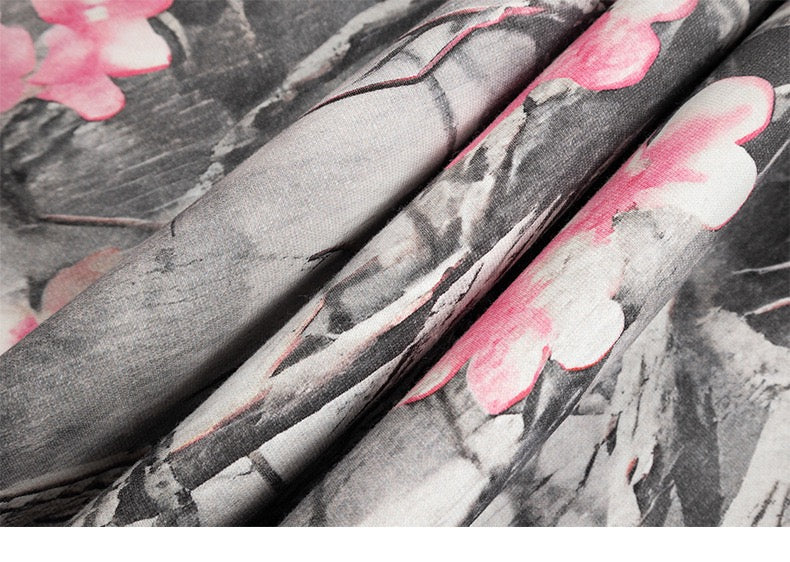 3-6-5.shop Sakura Camo Graphic Sweatpants