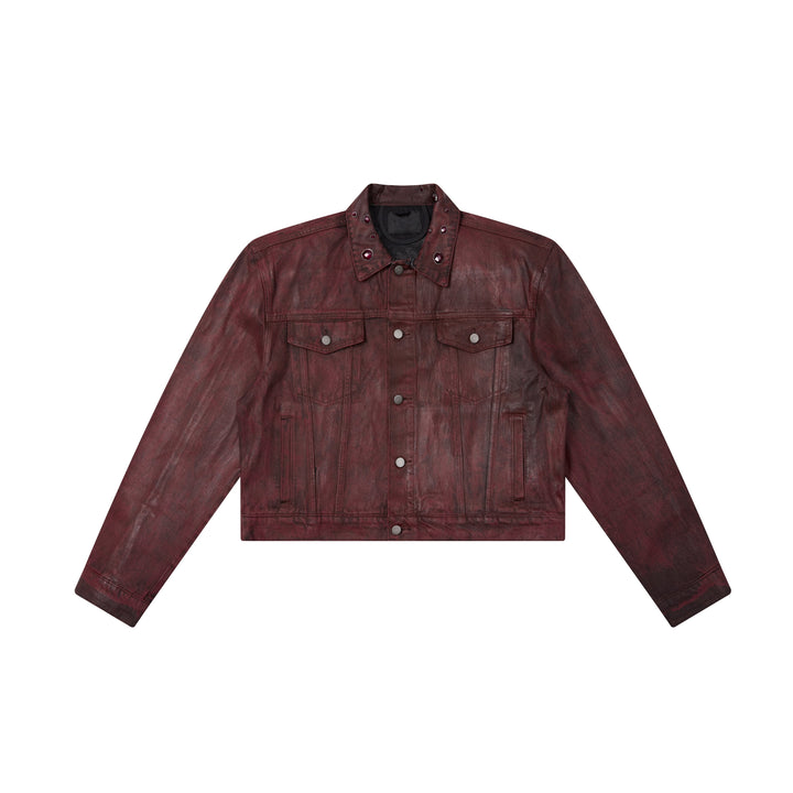 3-6-5.shop Jewel Collar Cropped Jacket