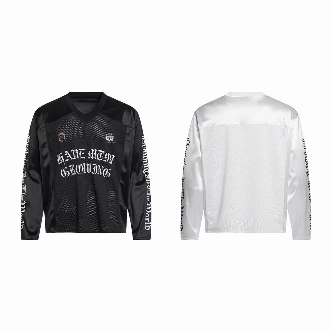 3-6-5.shop Gothic Mesh Long Sleeve Jersey
