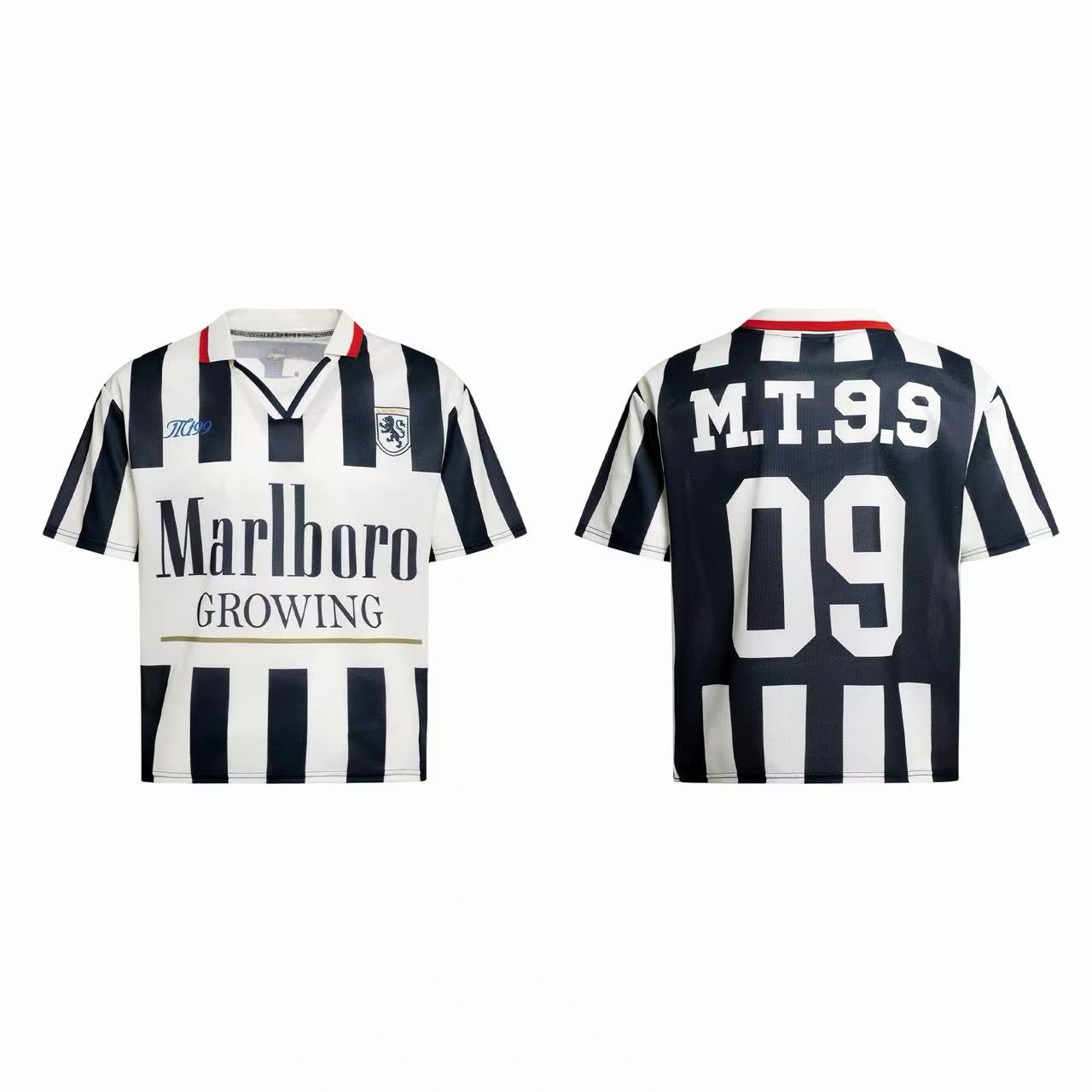 3-6-5.shop Striped Varsity Soccer Jersey