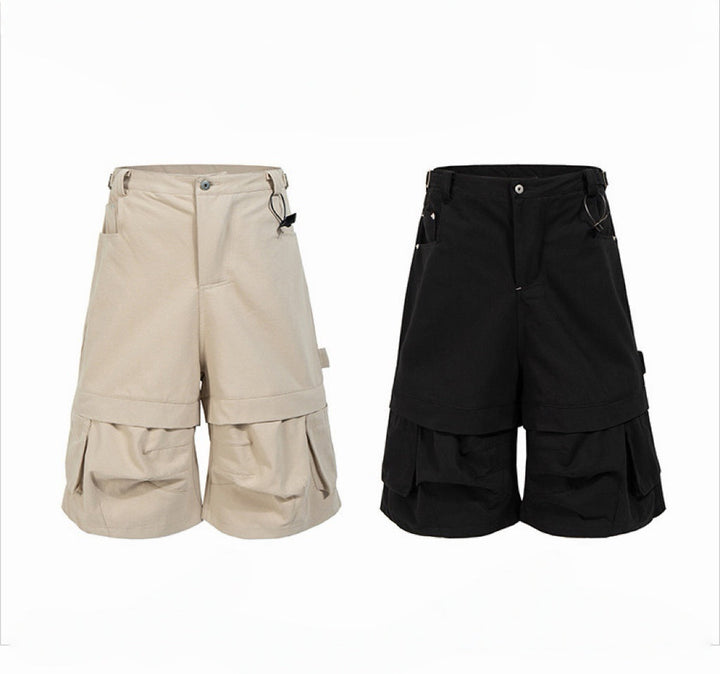 3-6-5.shop Layered Utility Cargo Shorts
