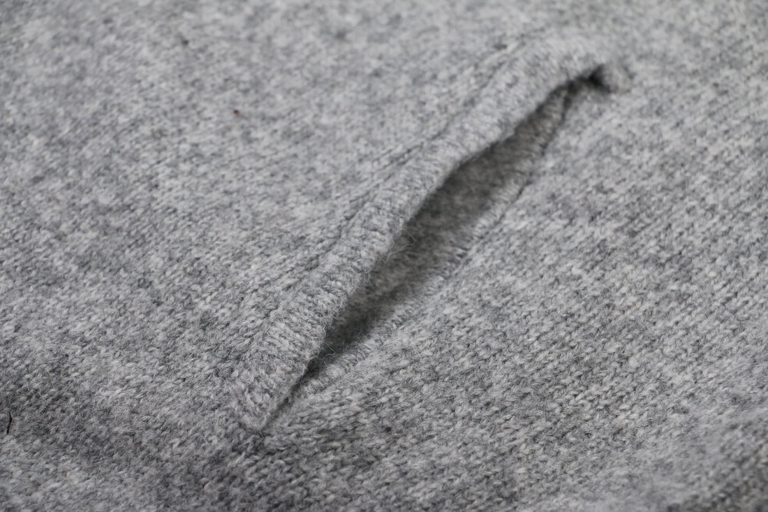 3-6-5.shop Vintage Star Knit Zip Hoodie