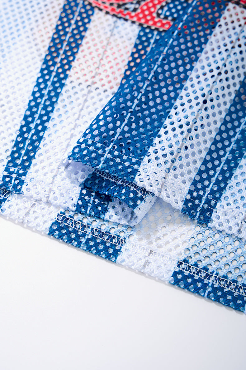3-6-5.shop  “Athletics 68” Mesh Jersey T-Shirt
