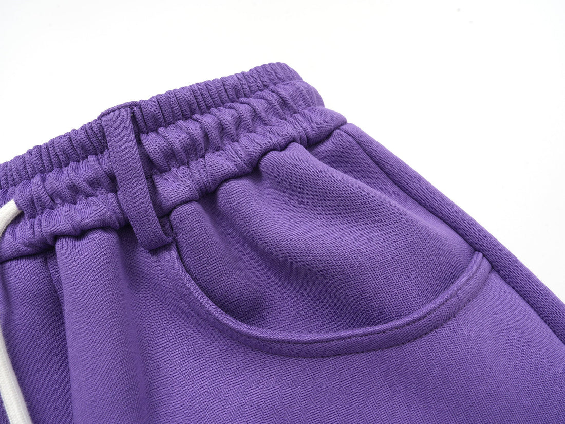 3-6-5.shop Graphic Print Wide-Leg Sweatpants