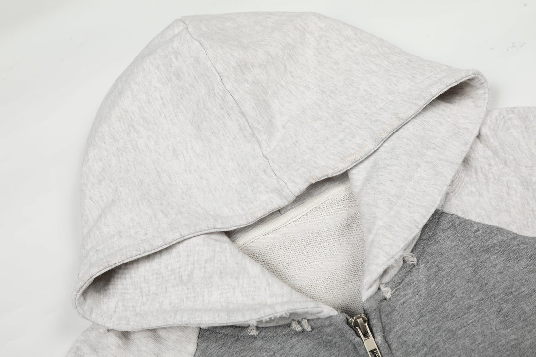3-6-5.shop Graphic Zip-Up Hoodie