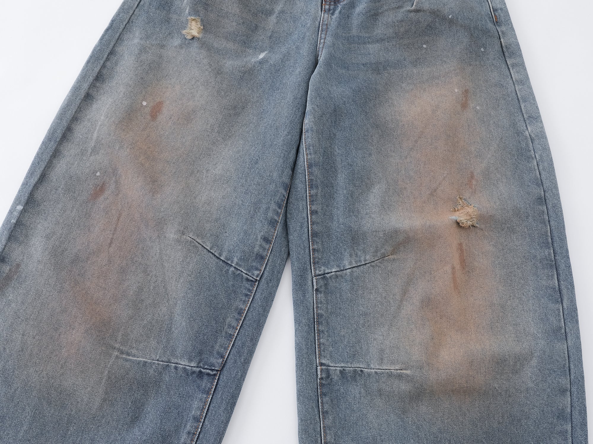 3-6-5.shop Vintage Washed Distressed Jeans