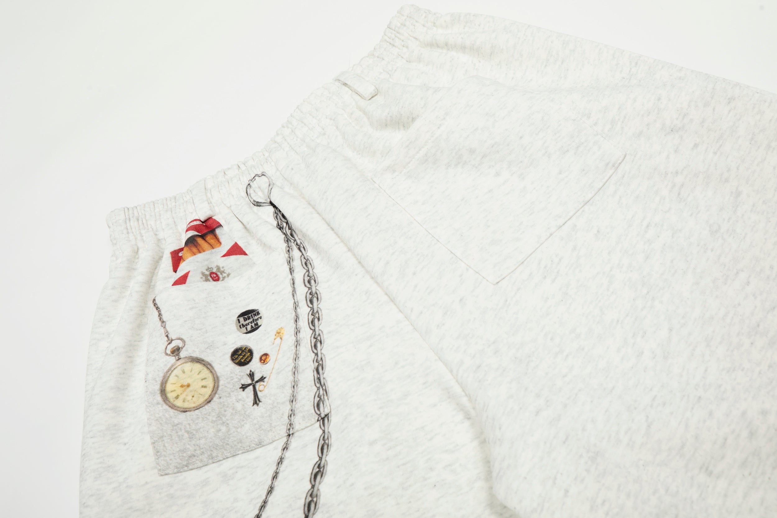 3-6-5.shop Retro Gadget Print Sweatpants