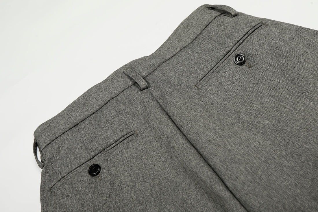 3-6-5.shop Structured Pleated Balloon Trousers