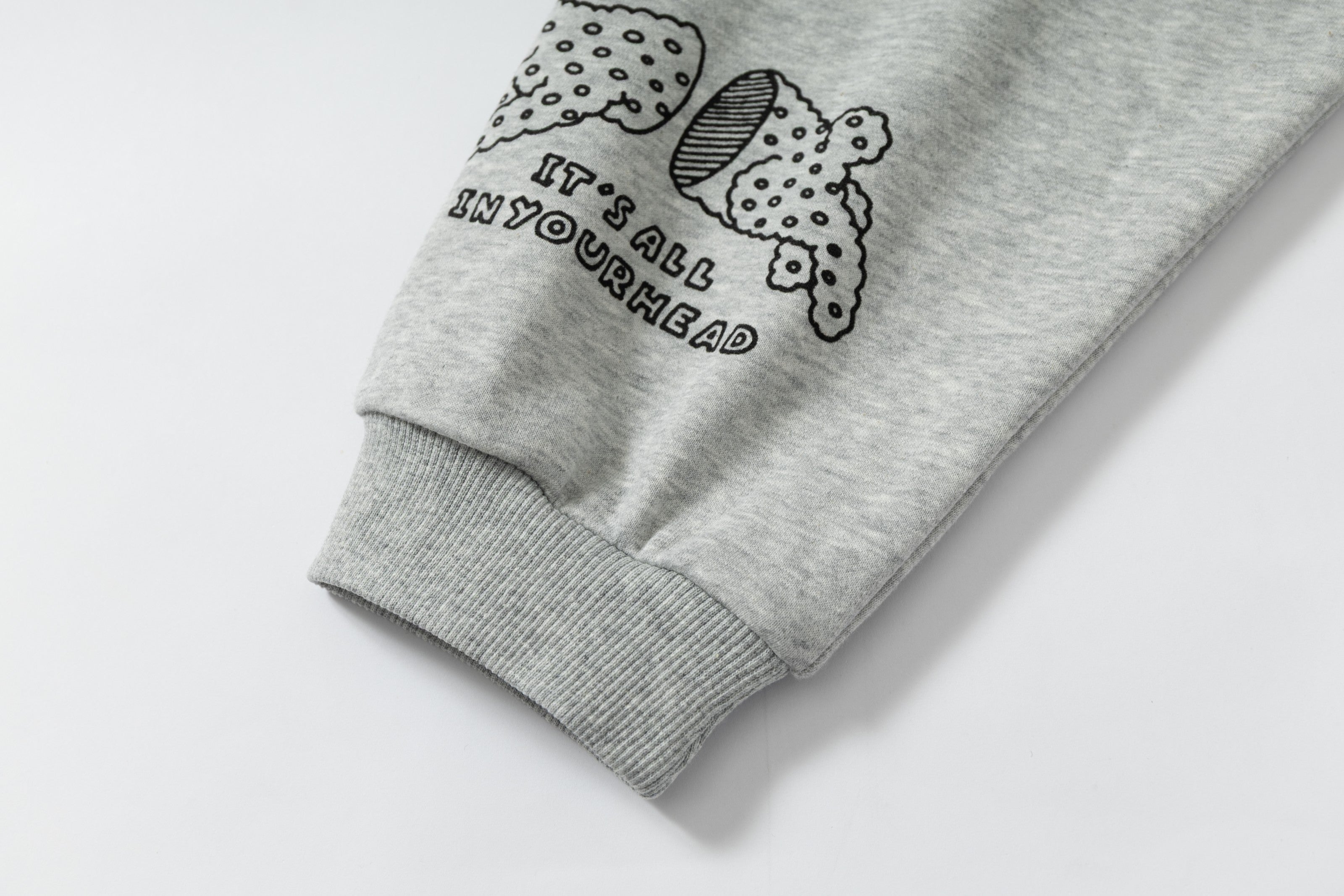 3-6-5.shop Doodle Graphic Zip Hoodie