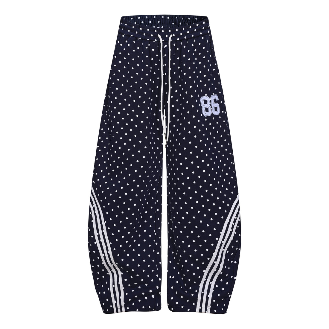 3-6-5.shop Polka Dot Wide-Leg Sweatpants