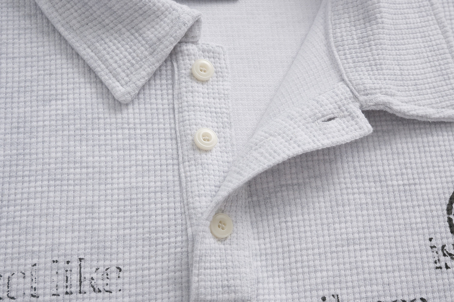 3-6-5.shop Layered Graphic Polo Long Sleeve Tee