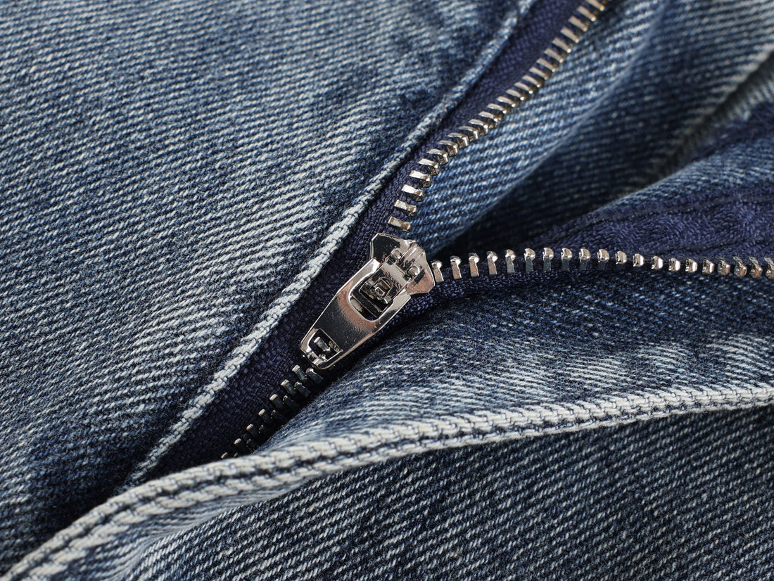 3-6-5.shop Wave-Wash Barrel Jeans