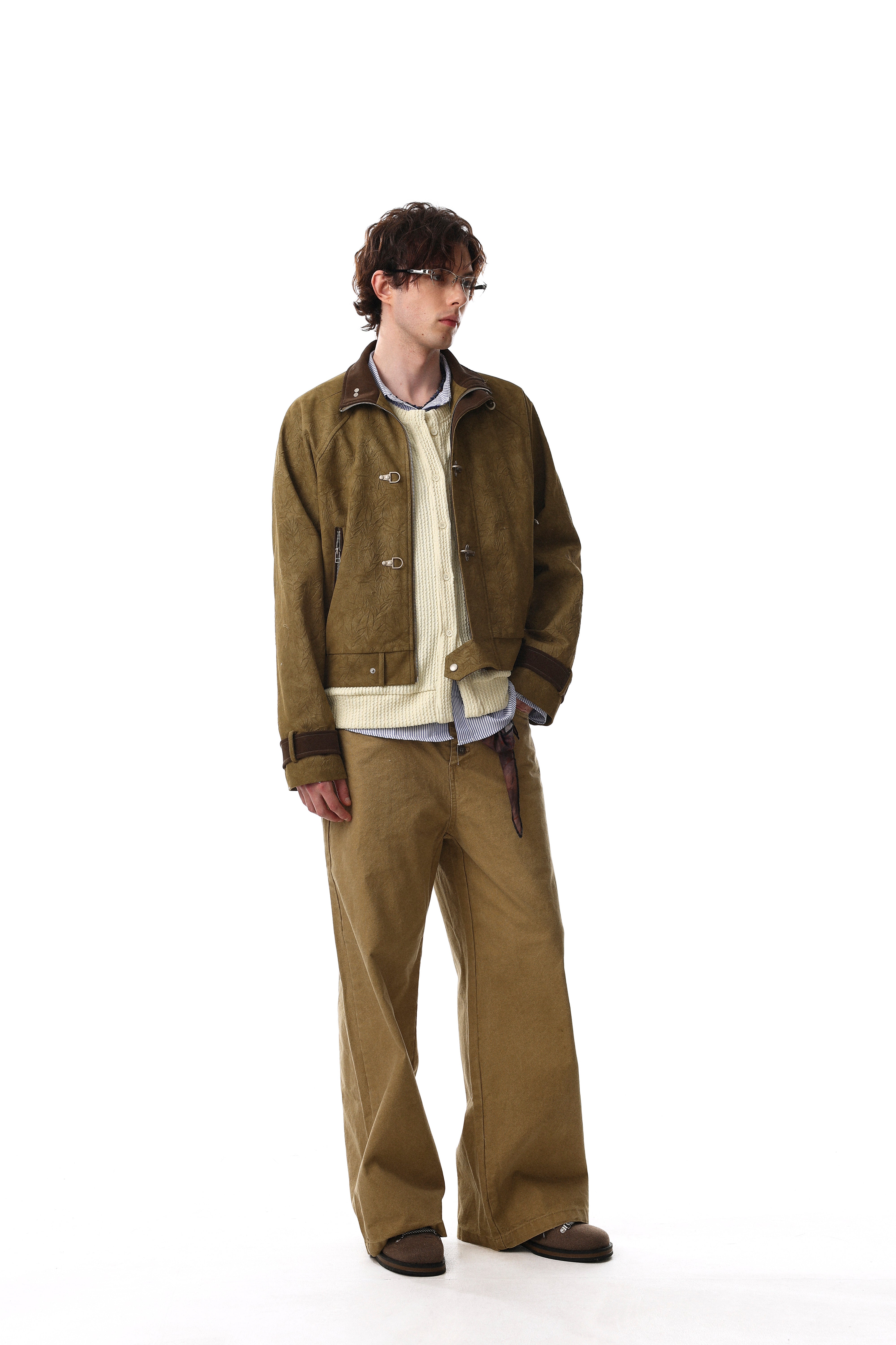 3-6-5.shop Textured Utility Jacket
