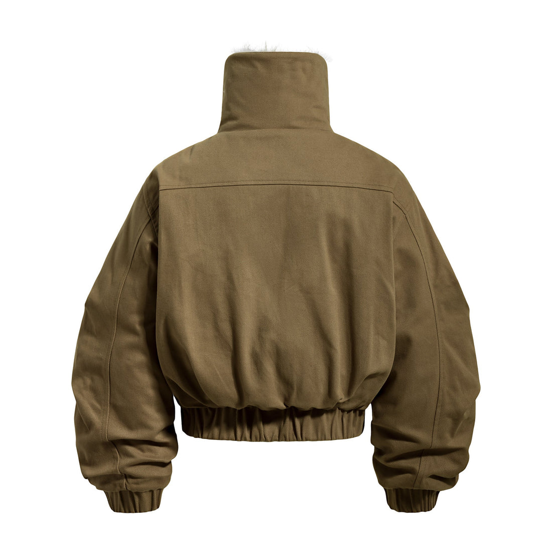 3-6-5.shop Fur-Lined High-Neck Cotton Jacket