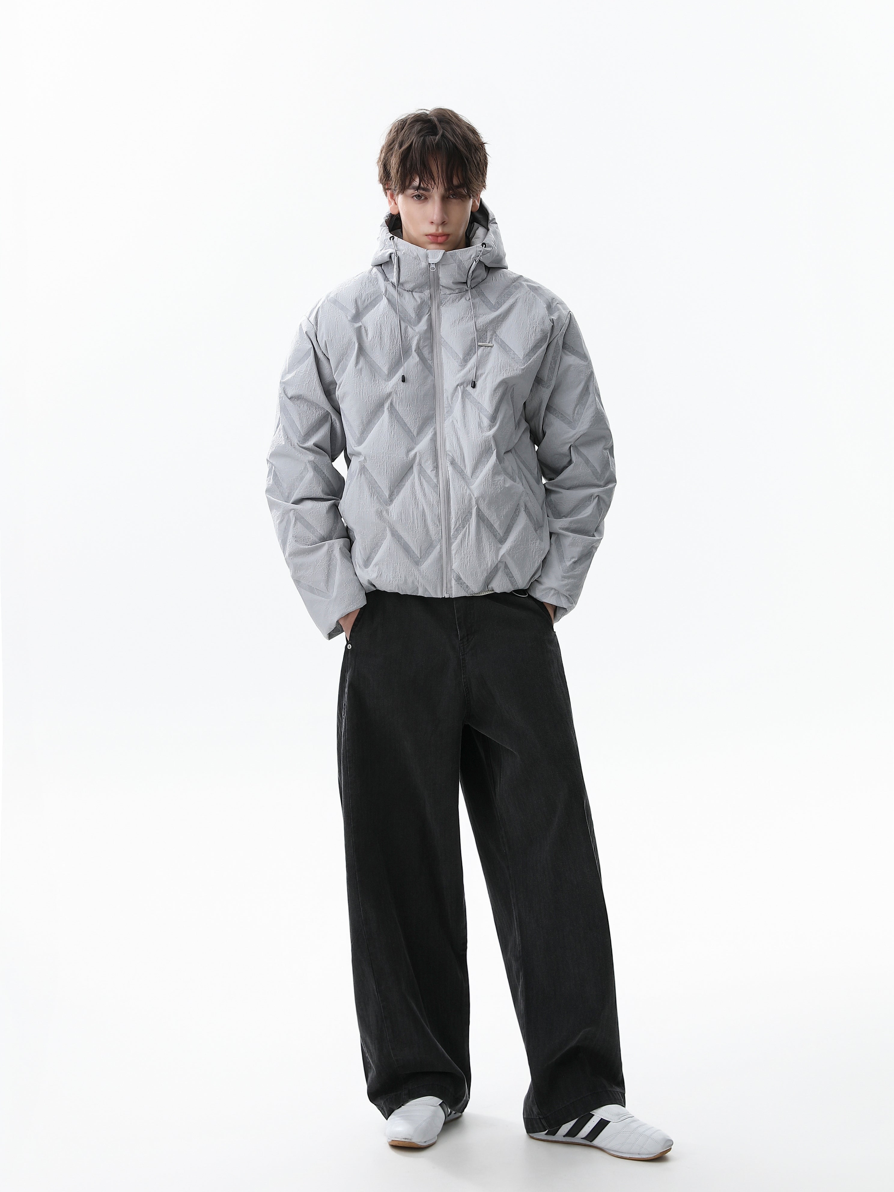 3-6-5.shop Reversible Faux Suede Fur Hooded Jacket