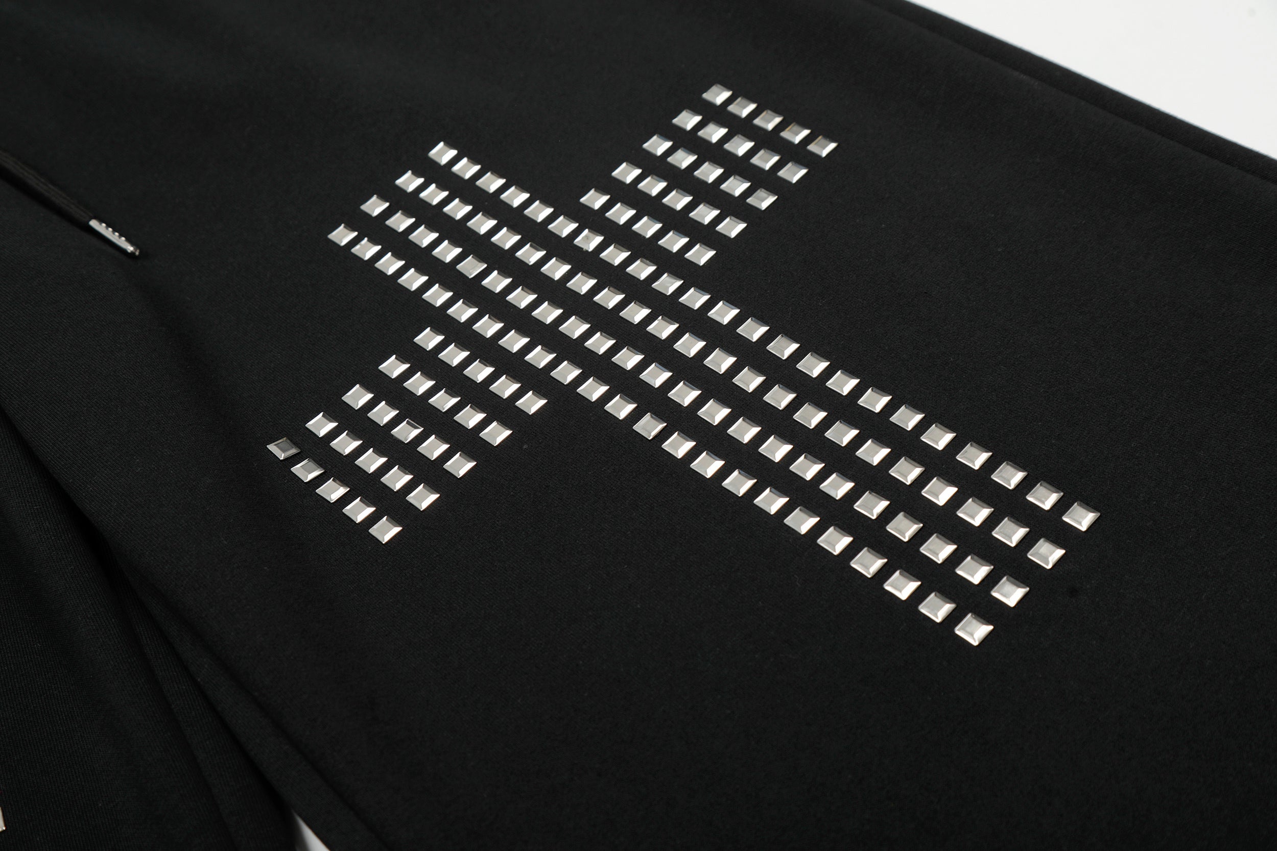 3-6-5.shop Studded Cross Wide-Leg Sweatpants