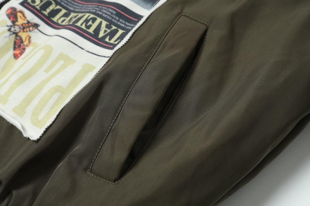 3-6-5.shop Poster Patch Bomber Jacket
