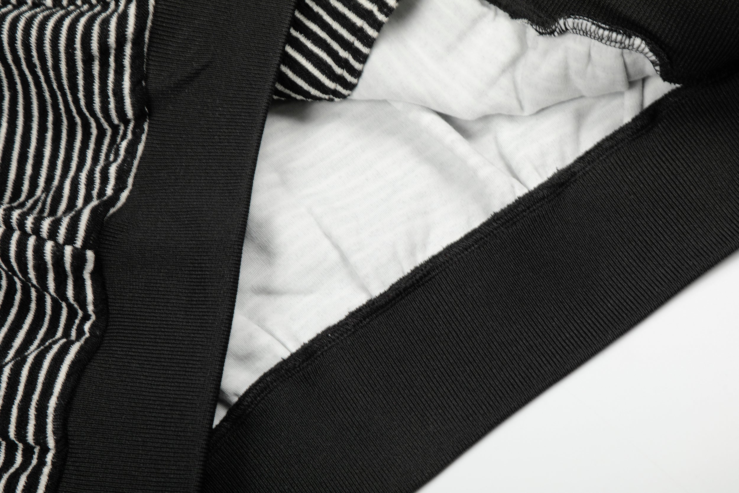 3-6-5.shop Striped Zip Hoodie