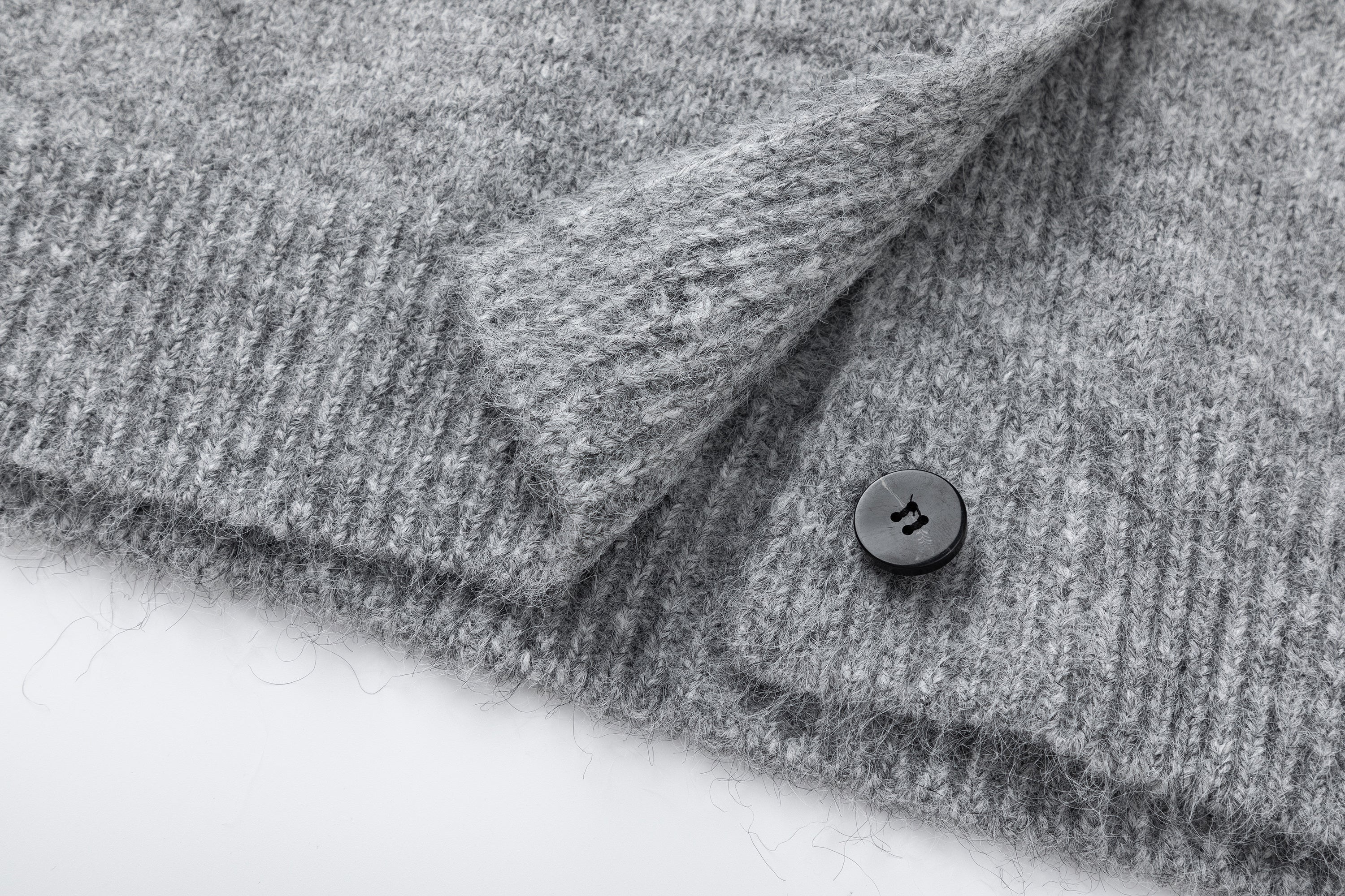 3-6-5.shop Minimal Wool Blend Knit Cardigan