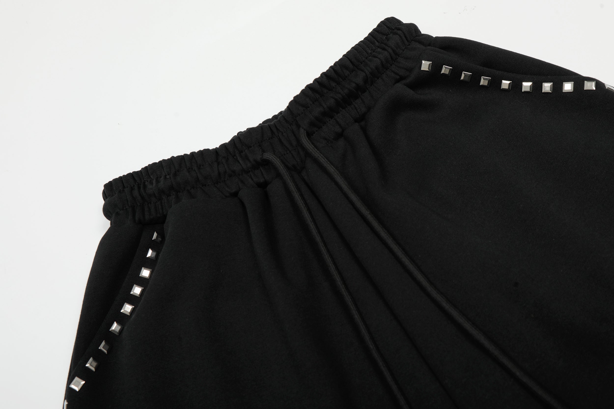 3-6-5.shop Studded Cross Wide-Leg Sweatpants