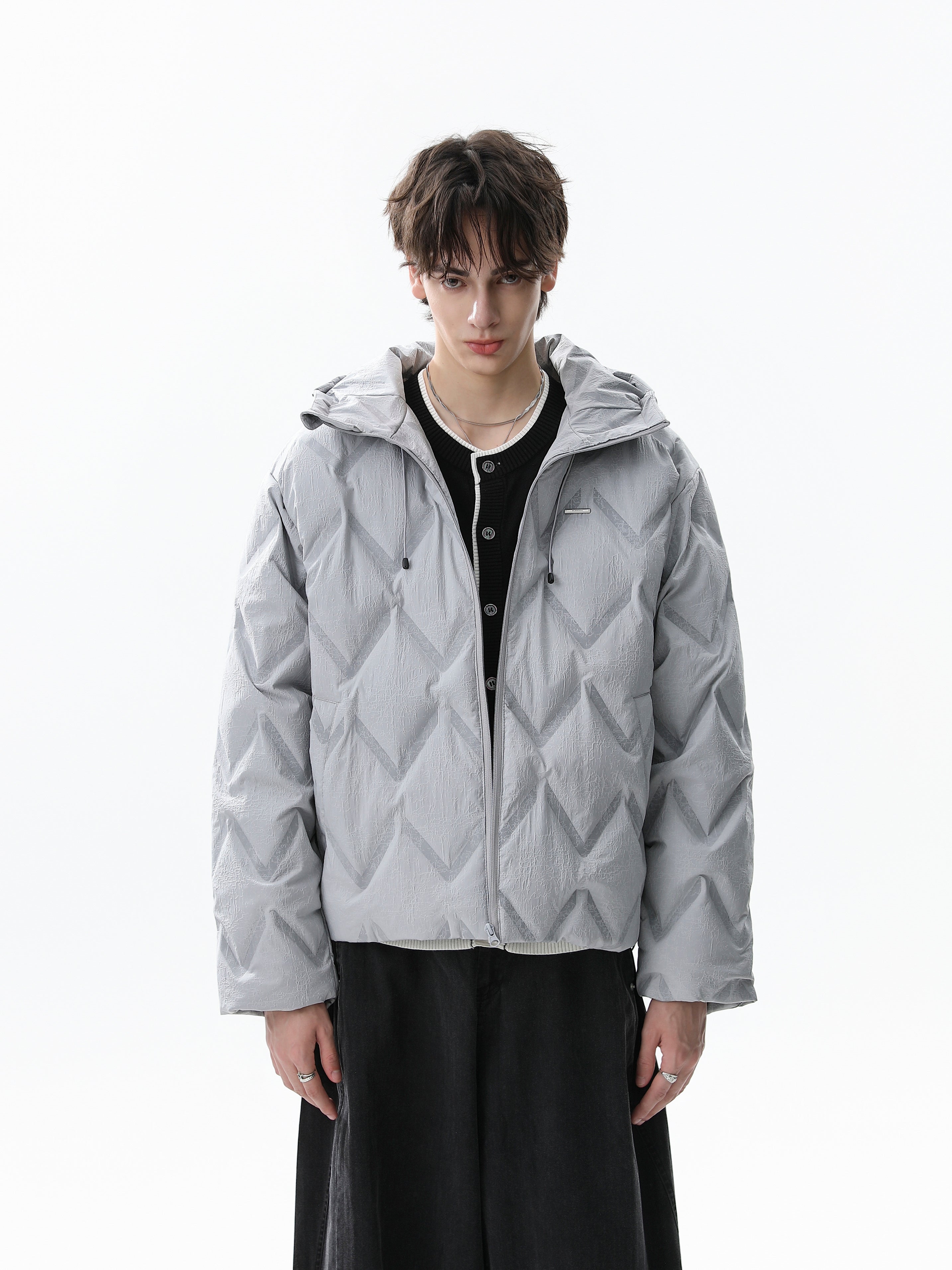 3-6-5.shop Reversible Faux Suede Fur Hooded Jacket