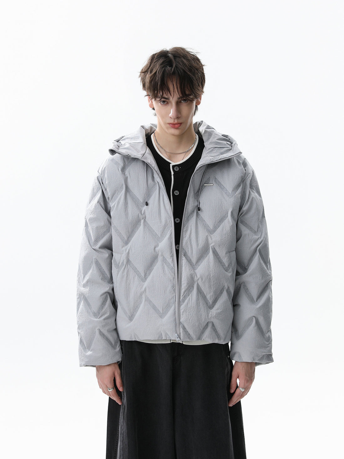 3-6-5.shop Reversible Faux Suede Fur Hooded Jacket
