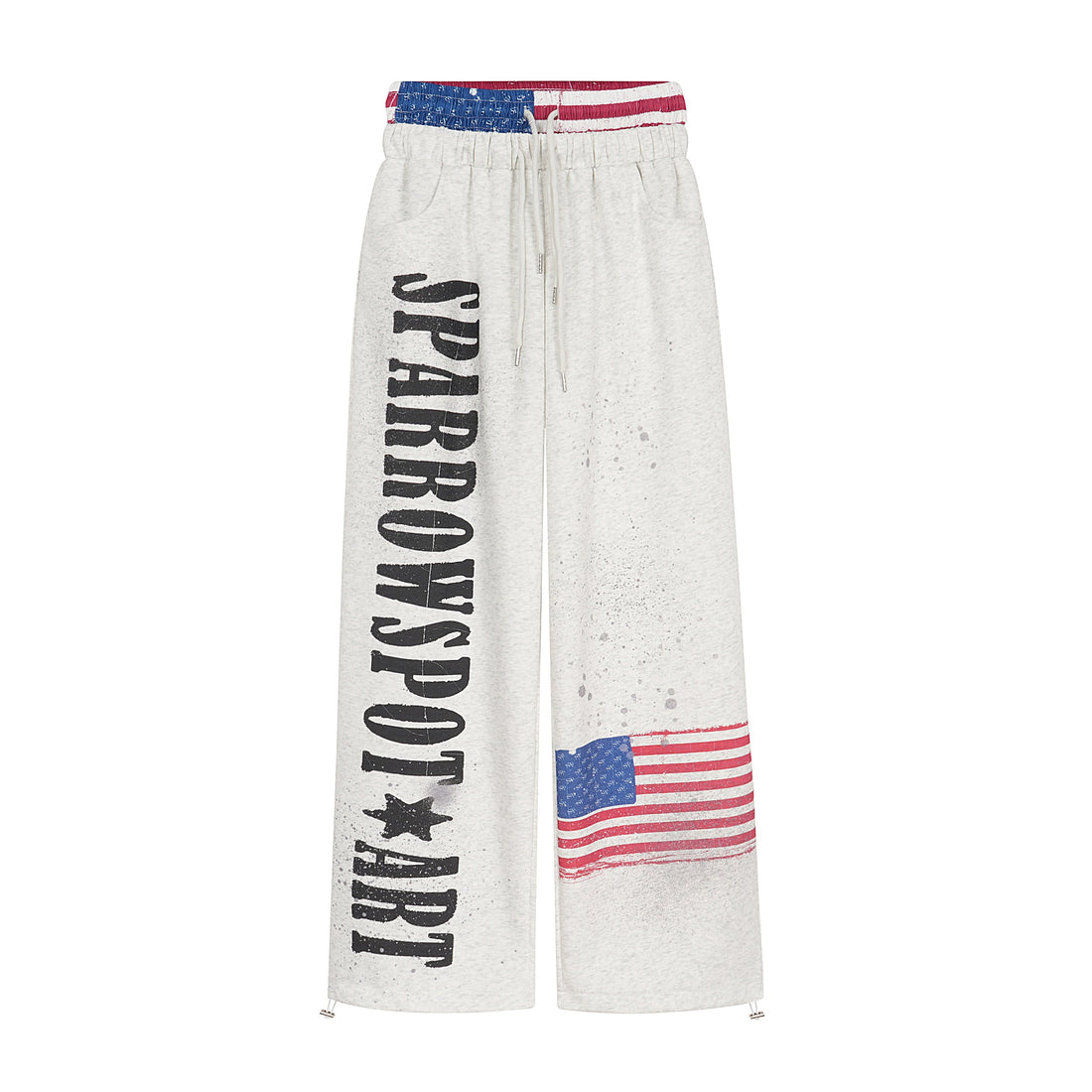 3-6-5.shop USA Flag Print Street Sweatpants