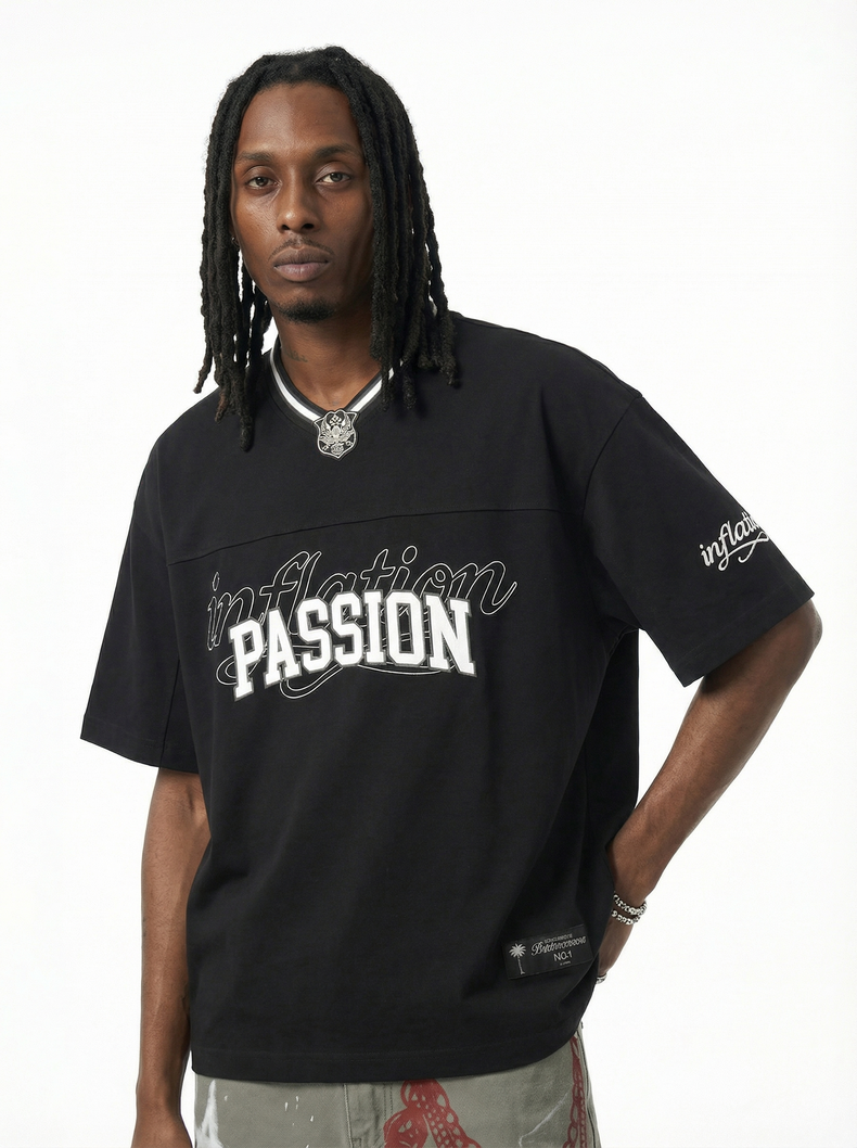 3-6-5.shop Passion Graphic V-Neck Tee