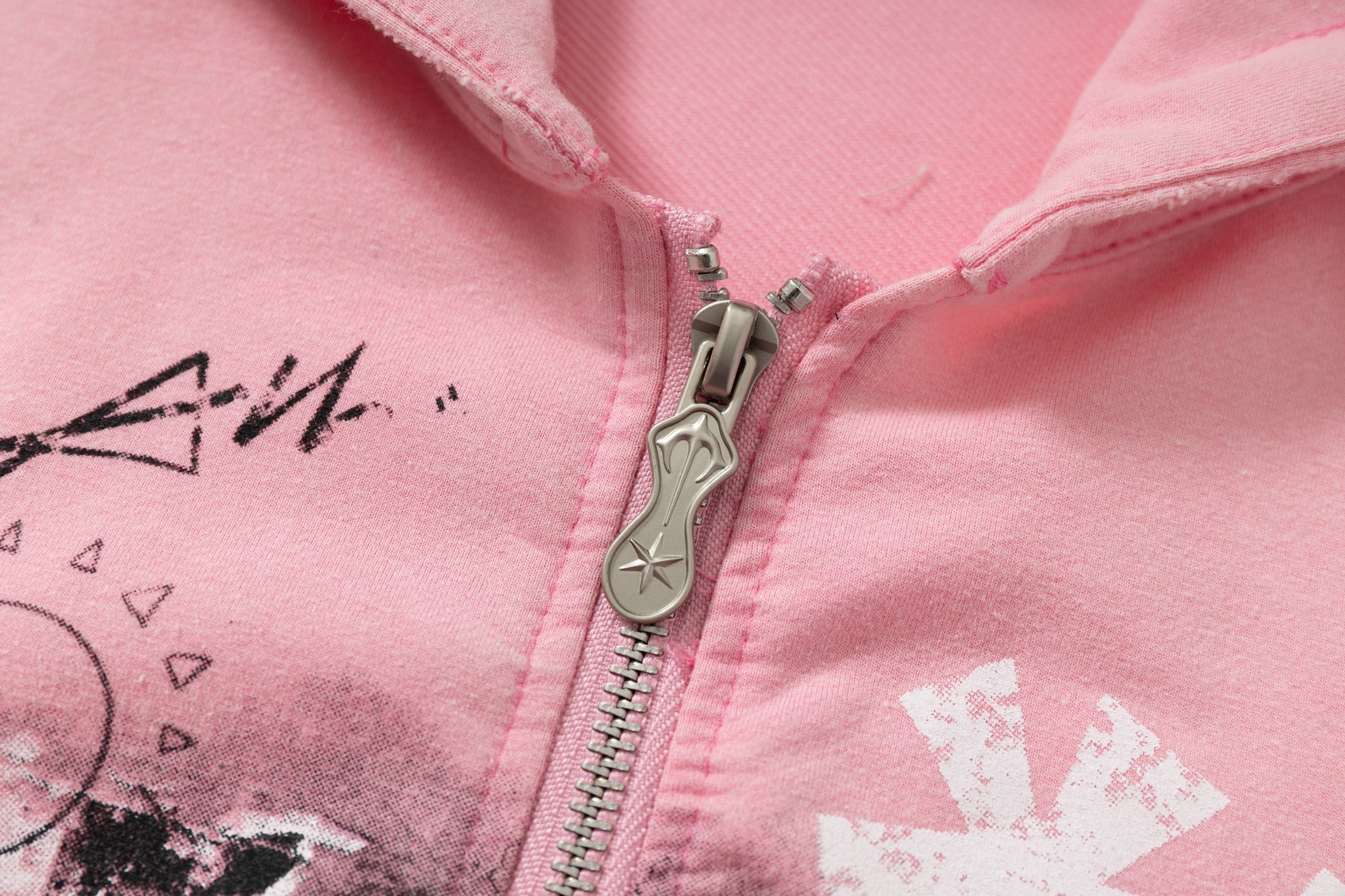 3-6-5.shop Gradient Graphic Zip Hoodie