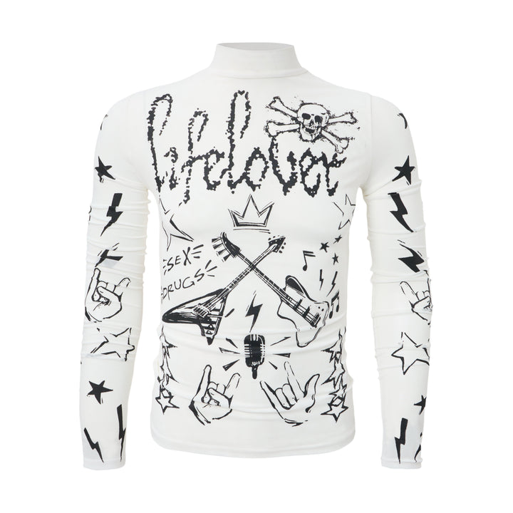 3-6-5.shop Graphic Long Sleeve Top