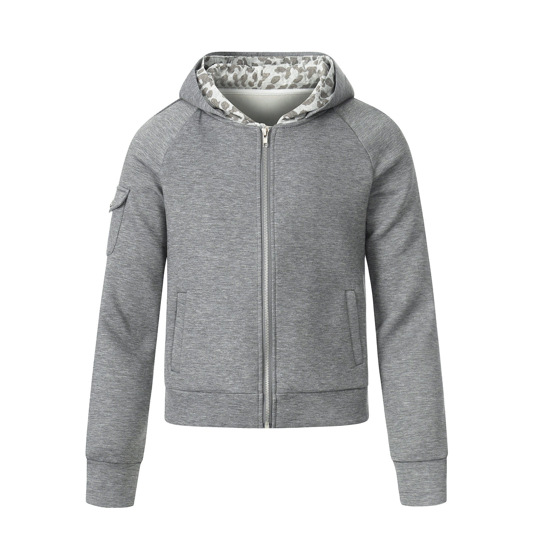 3-6-5.shop Layered Zip-Up Hoodie
