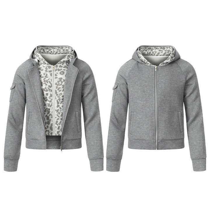 3-6-5.shop Layered Zip-Up Hoodie