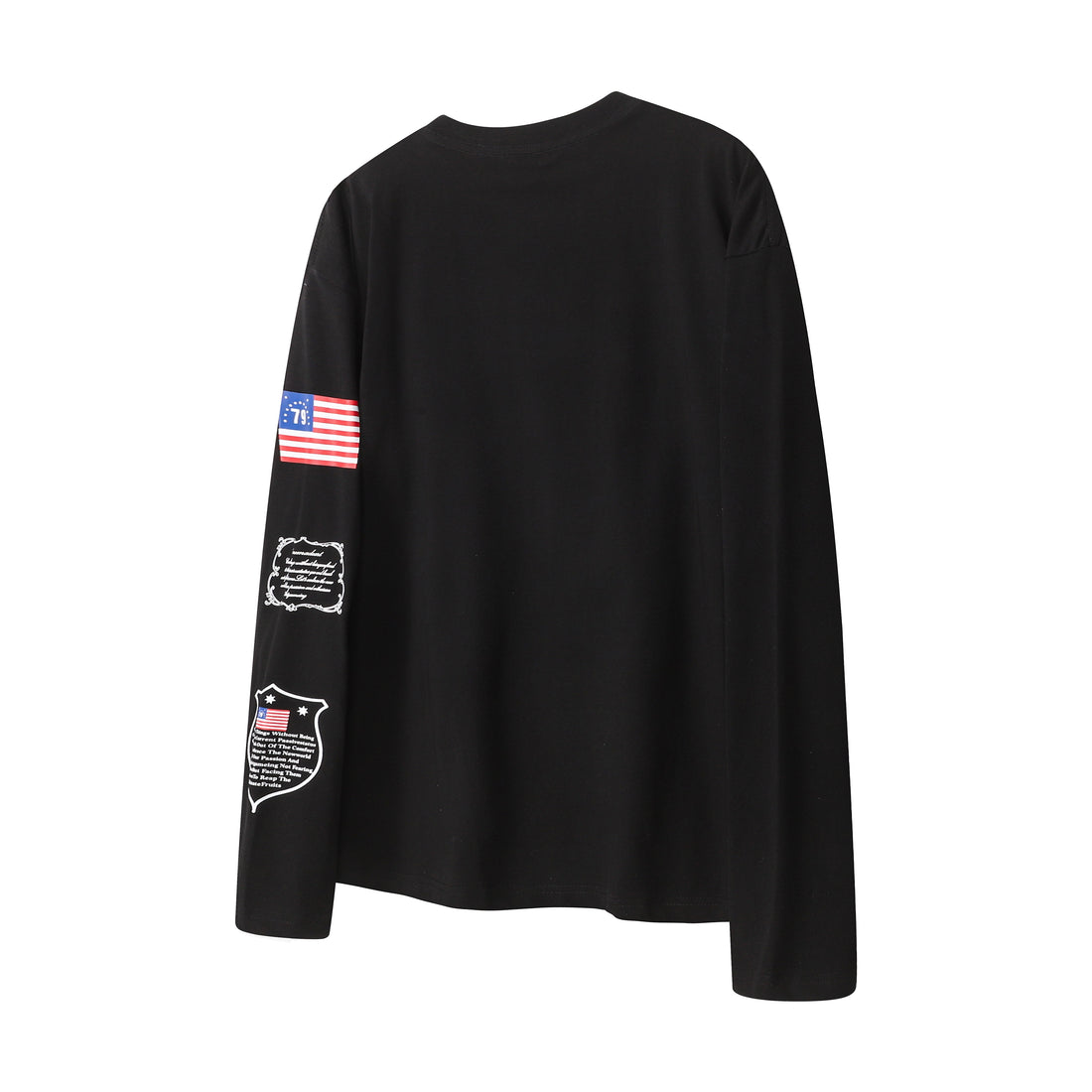 3-6-5.shop Homemade Flag Graphic Long Sleeve Tee