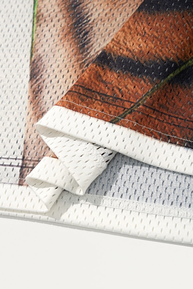 3-6-5.shop Tiger Peace Mesh Jersey