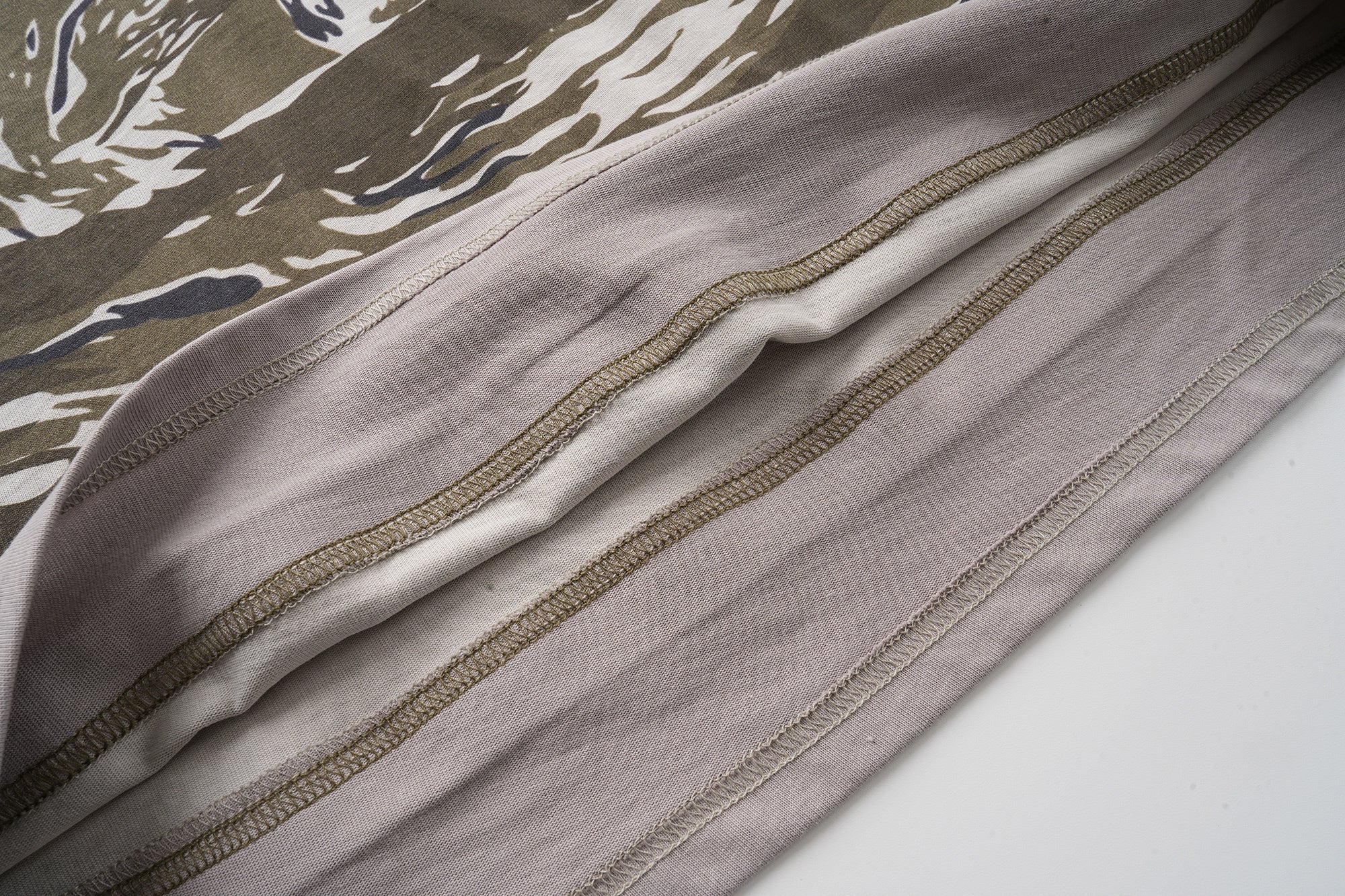 3-6-5.shop Camo Layered Long Sleeve Tee*